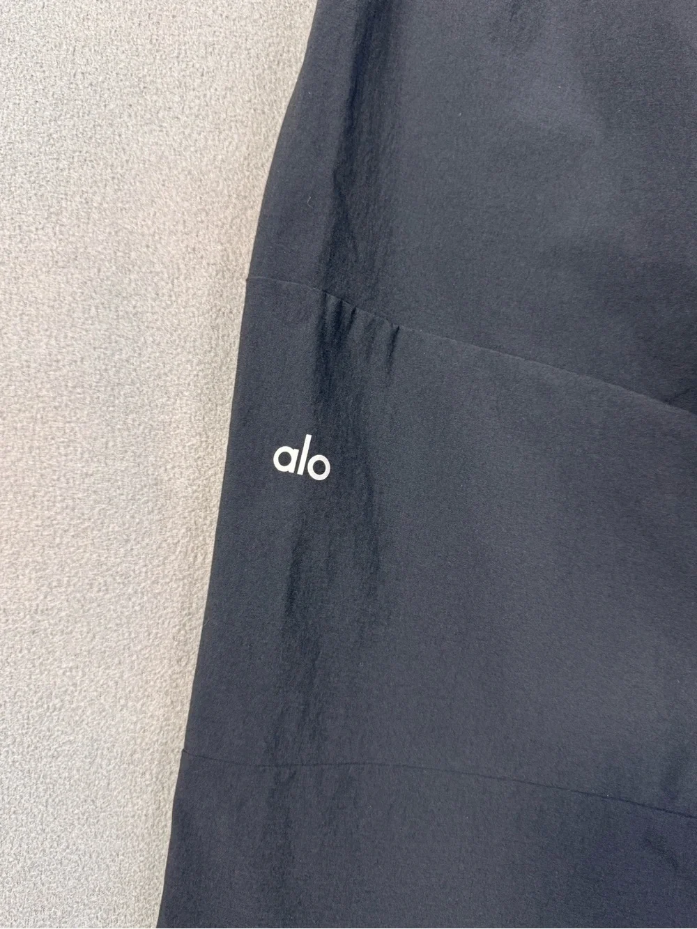 ALO Yoga Co-Op Joggers, Men's Black Performance Track Joggers, Medium